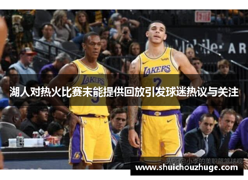 湖人对热火比赛未能提供回放引发球迷热议与关注